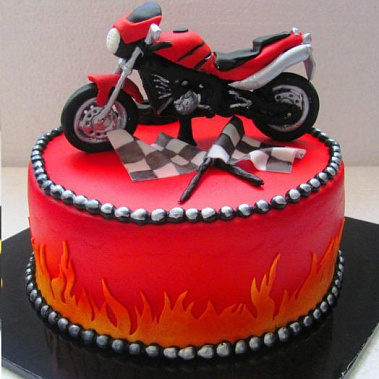 Торт красный мотоцикл купить - энгельс.сладкоежкин.рф